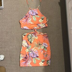 Discovery coral dress